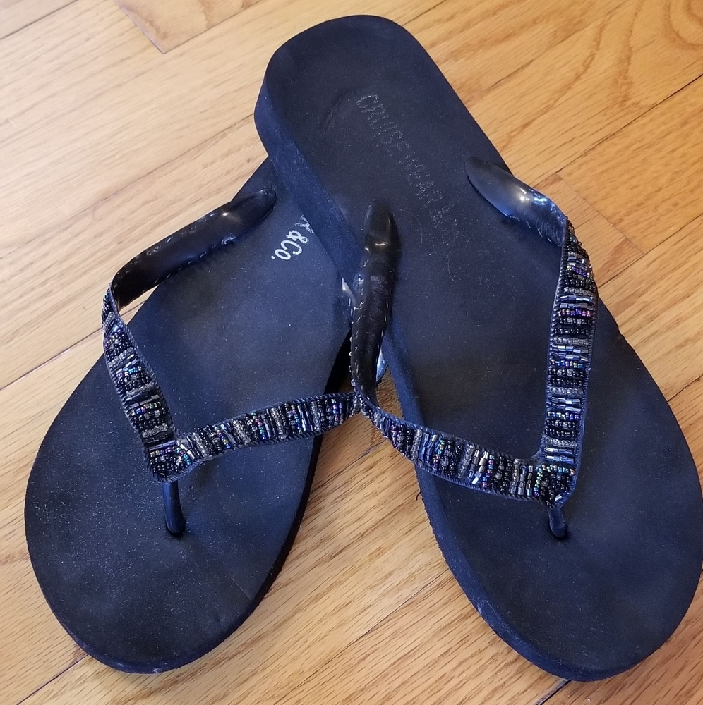FLIP FLOPS | 2 PAIRS, SIZE 9.5